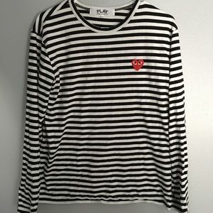 Comme Des Garcons Stripe Long Sleeve